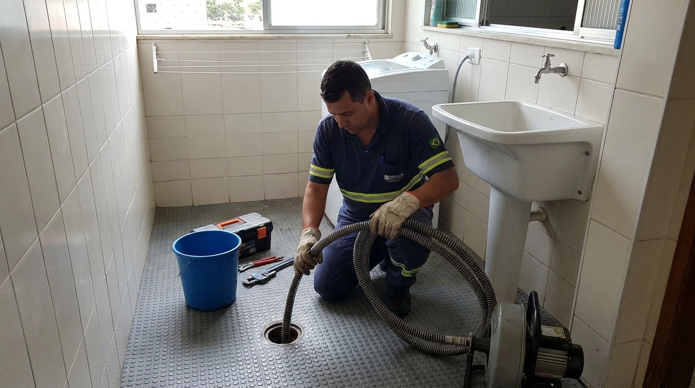 Desobstrução na Cozinha em Juiz de Fora‑MG